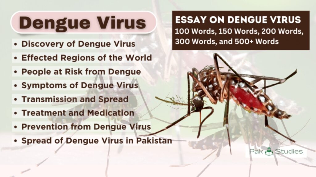 essay on dengue virus in english