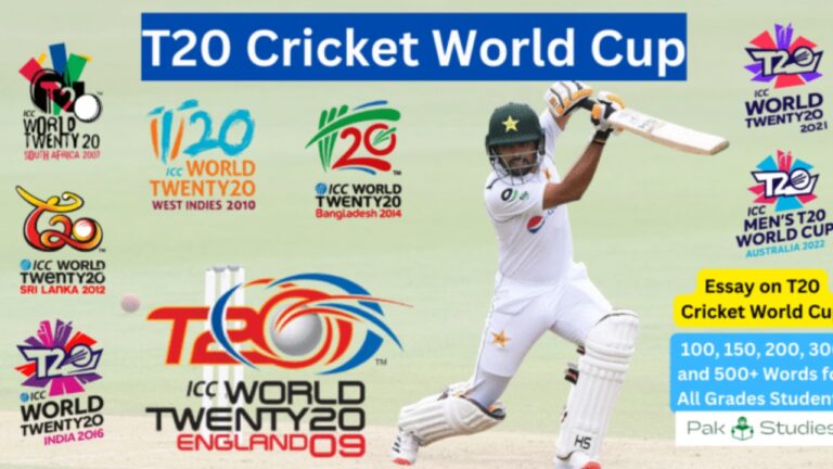 Amazing Essay on T20 Cricket World Cup | 100 upto 1000 Words for All Grades Students