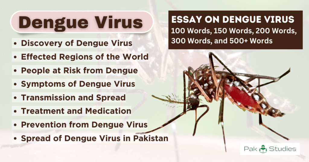 Spread of Dengue Virus in Pakistan